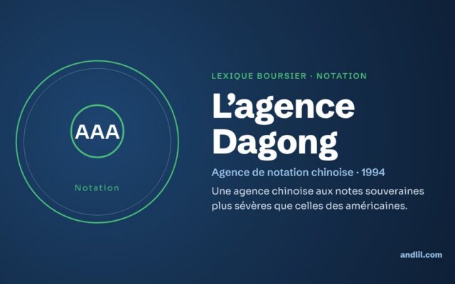 Lexique boursier · Notation : L’agence Dagong