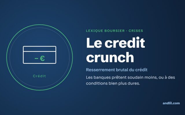 Lexique boursier · Crises : Le credit crunch
