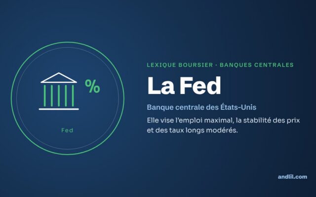 Lexique boursier · Banques centrales : La Fed