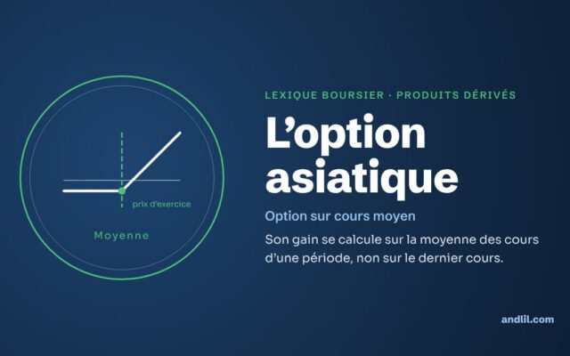 Lexique boursier · Produits dérivés : L’option asiatique