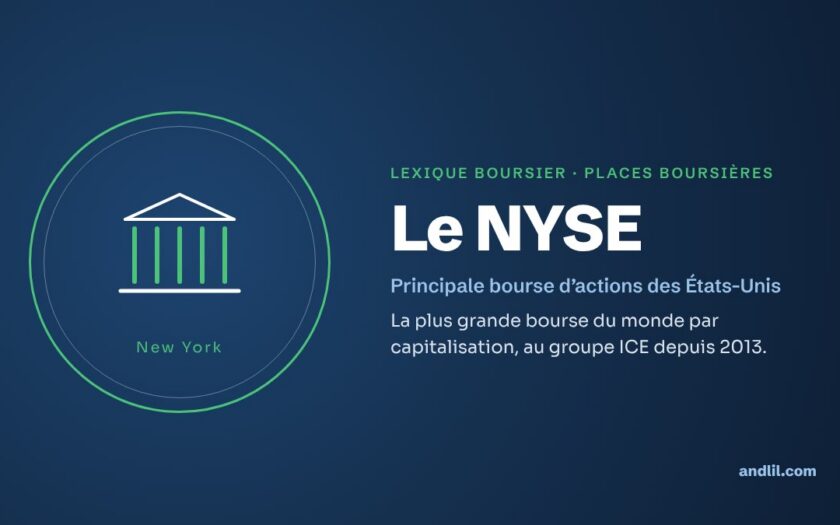 Lexique boursier · Places boursières : Le NYSE