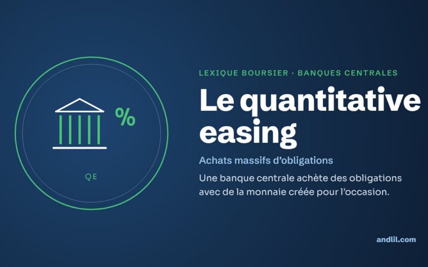 Lexique boursier · Banques centrales : Le quantitative easing
