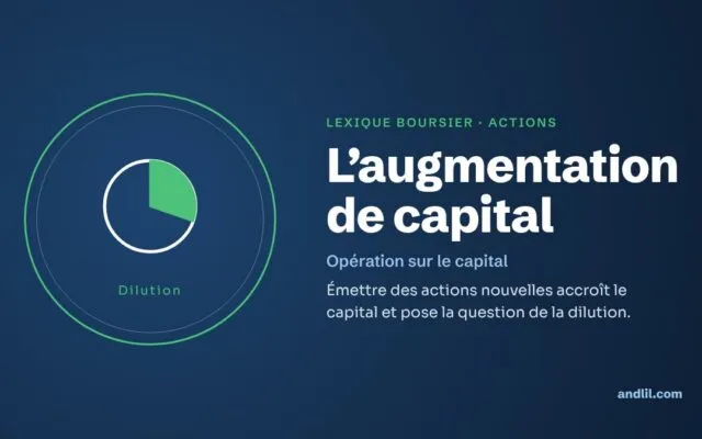 Lexique boursier · Actions : L’augmentation de capital
