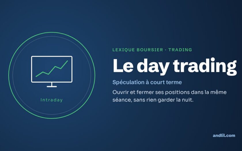 Lexique boursier · Trading : Le day trading