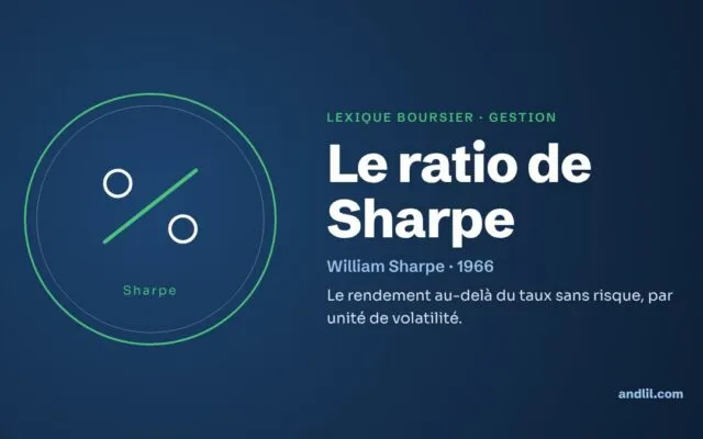 Lexique boursier · Gestion : Le ratio de Sharpe