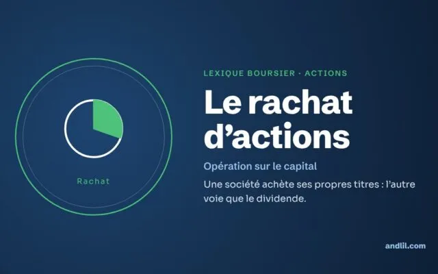 Lexique boursier · Actions : Le rachat d’actions
