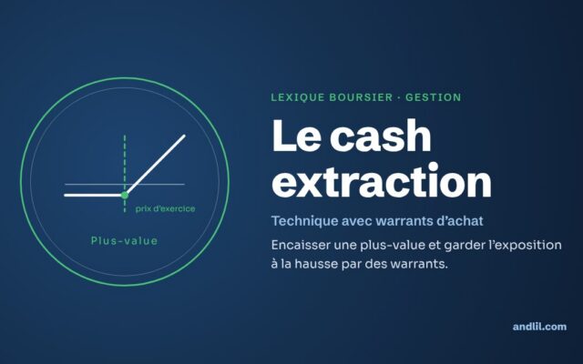 Lexique boursier · Gestion : Le cash extraction