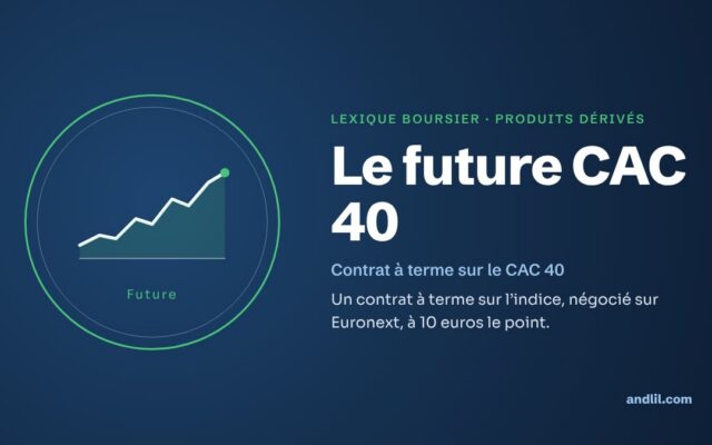 Lexique boursier · Produits dérivés : Le future CAC 40