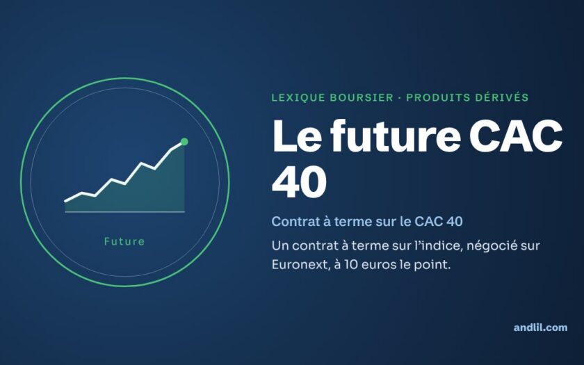 Lexique boursier · Produits dérivés : Le future CAC 40