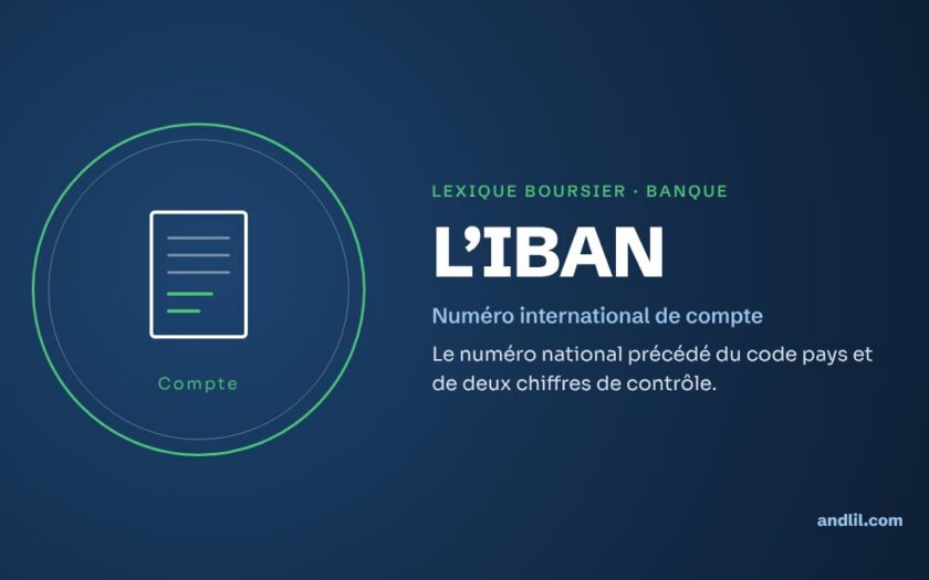 Lexique boursier · Banque : L’IBAN