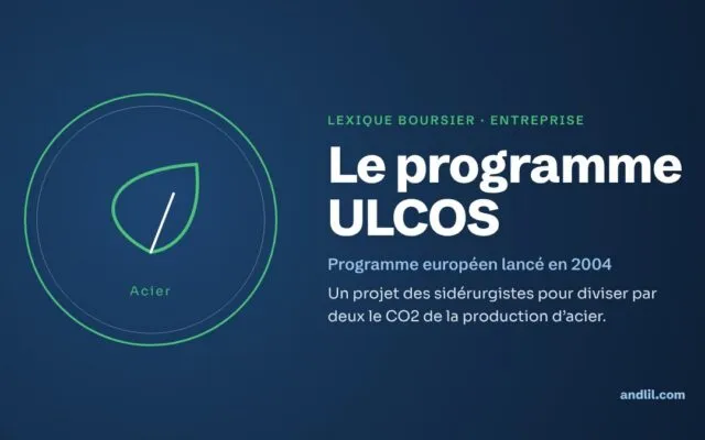 Lexique boursier · Entreprise : Le programme ULCOS