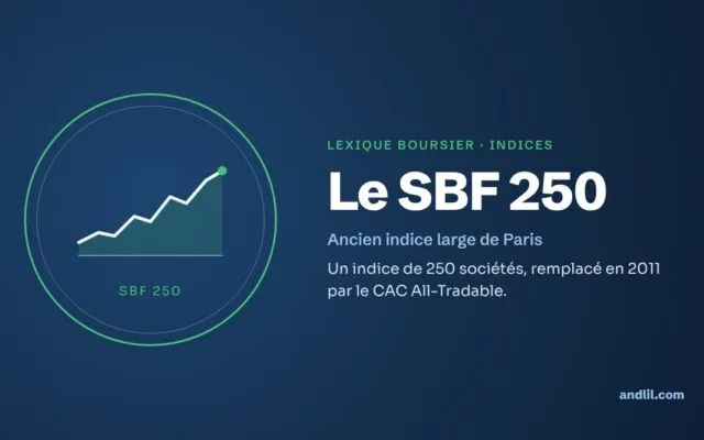 Lexique boursier · Indices : Le SBF 250
