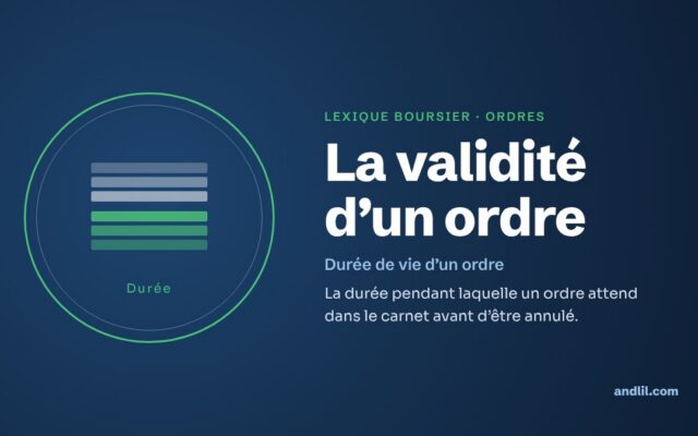 Lexique boursier · Ordres : La validité d’un ordre