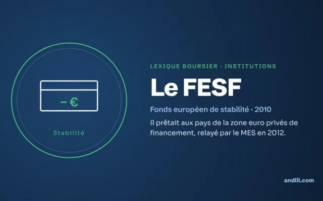 Lexique boursier · Institutions : Le FESF