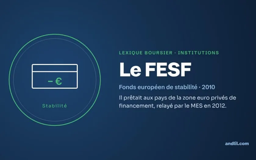 Lexique boursier · Institutions : Le FESF