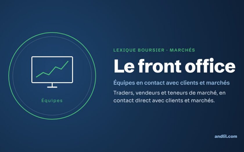 Lexique boursier · Marchés : Le front office