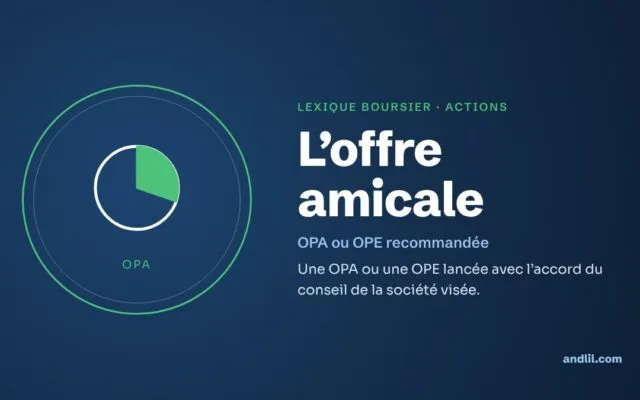 Lexique boursier · Actions : L’offre amicale