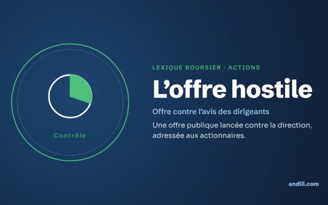 Lexique boursier · Actions : L’offre hostile
