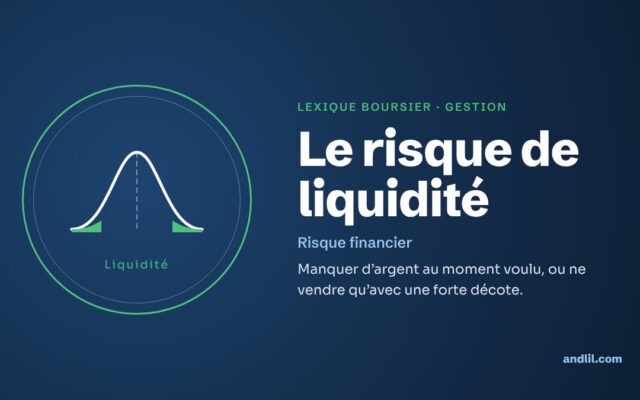 Lexique boursier · Gestion : Le risque de liquidité