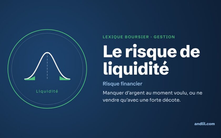 Lexique boursier · Gestion : Le risque de liquidité