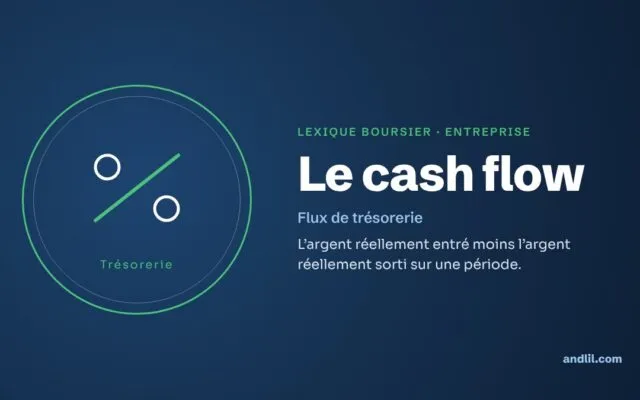 Lexique boursier · Entreprise : Le cash flow