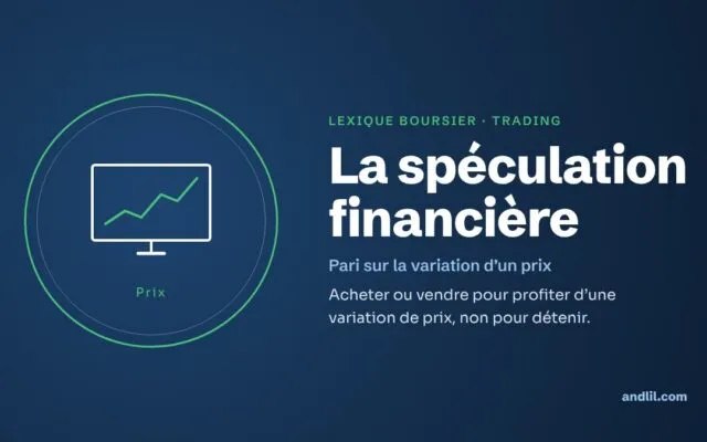 Lexique boursier · Trading : La spéculation financière
