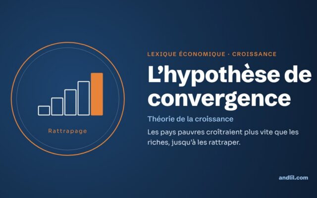 Lexique économique · Croissance : L’hypothèse de convergence