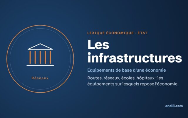 Lexique économique · État : Les infrastructures