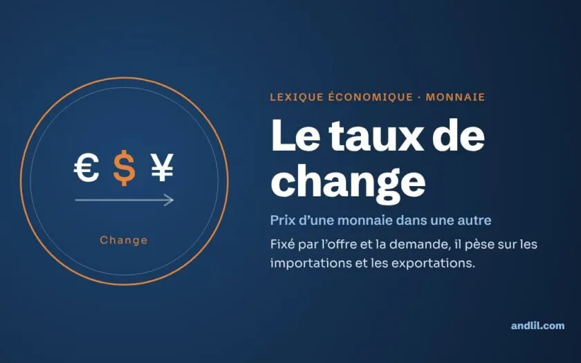 Lexique économique · Monnaie : Le taux de change