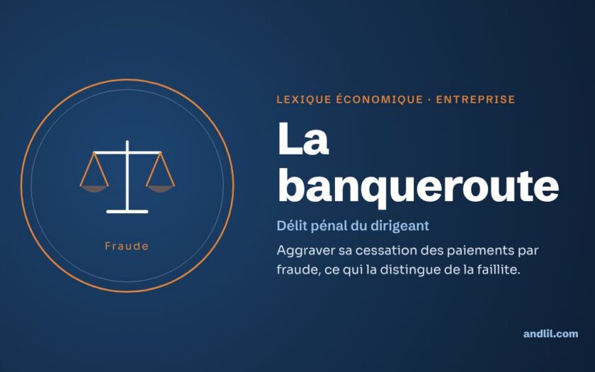 Lexique économique · Entreprise : La banqueroute