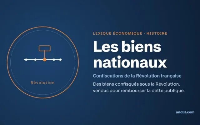 Lexique économique · Histoire : Les biens nationaux