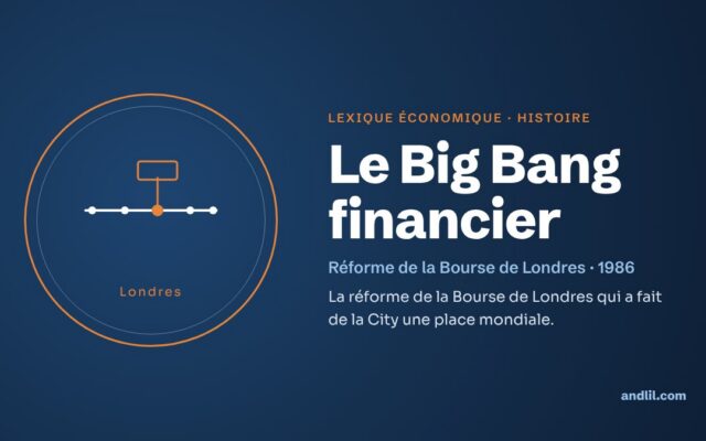 Lexique économique · Histoire : Le Big Bang financier