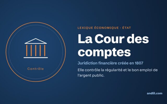 Lexique économique · État : La Cour des comptes