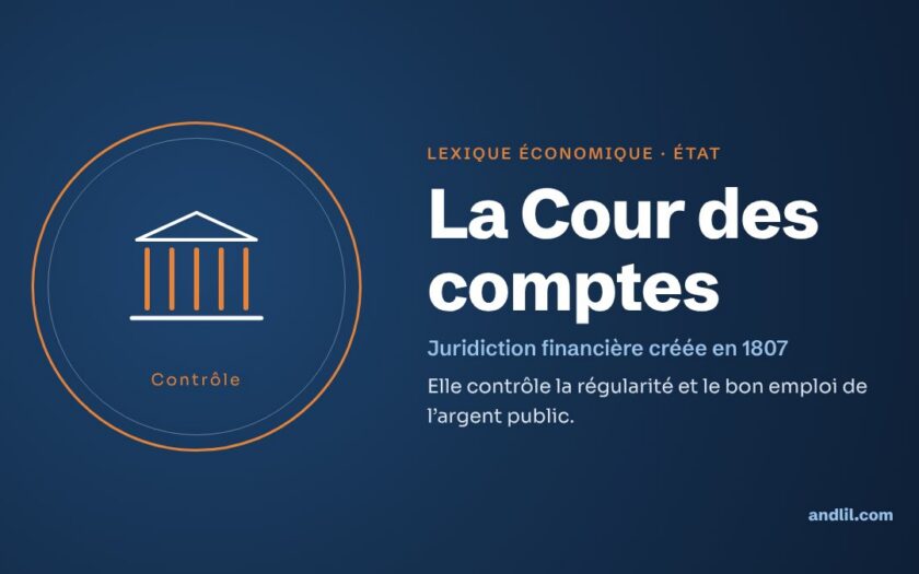 Lexique économique · État : La Cour des comptes