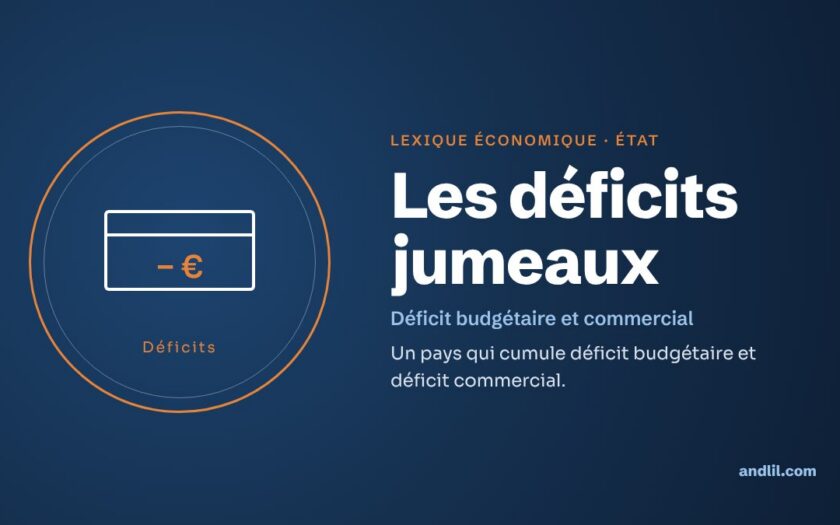 Lexique économique · État : Les déficits jumeaux