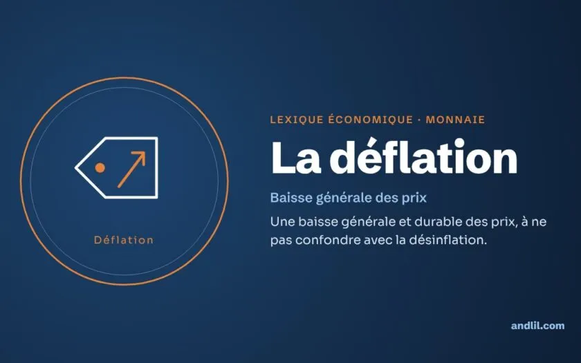 Lexique économique · Monnaie : La déflation