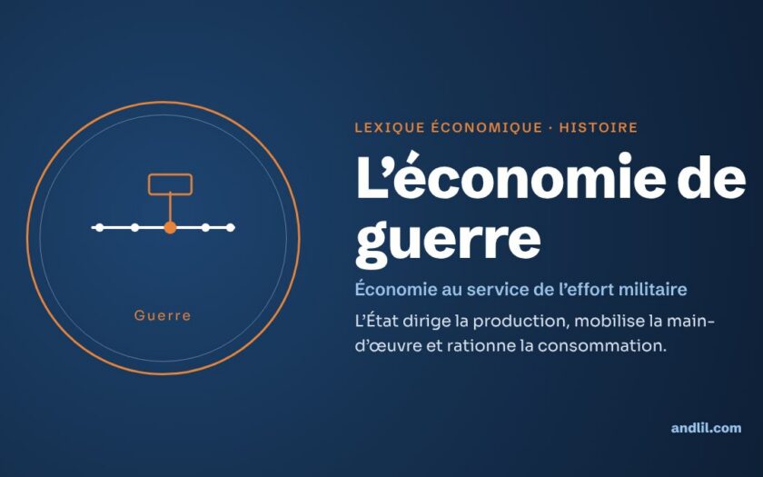 Lexique économique · Histoire : L’économie de guerre