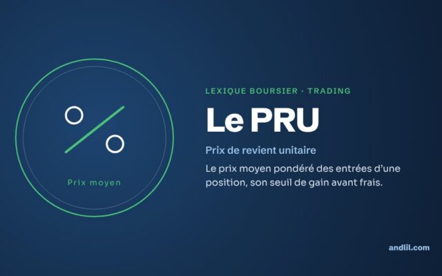 Lexique boursier · Trading : Le PRU