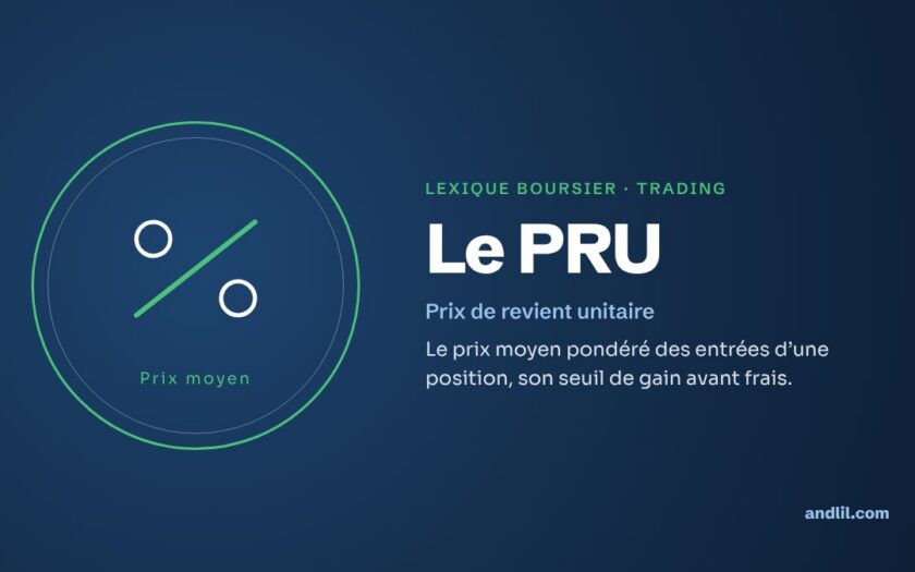 Lexique boursier · Trading : Le PRU