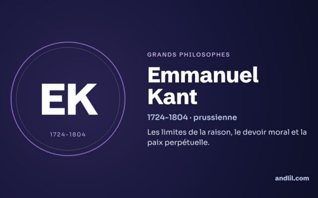 Emmanuel Kant : biographie, idées et héritage
