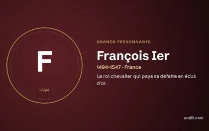 François Ier (1494-1547 · France), fiche du guide des grands personnages de l’histoire