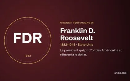 Franklin D. Roosevelt (1882-1945 · États-Unis), fiche du guide des grands personnages de l’histoire