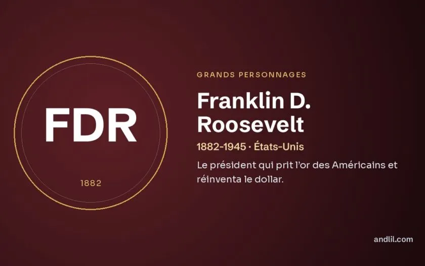 Franklin D. Roosevelt : Le président qui prit l’or des Américains et réinventa le dollar