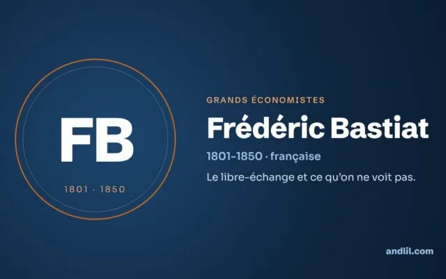 Frédéric Bastiat : biographie, idées et héritage