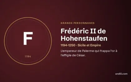 Frédéric II de Hohenstaufen (1194-1250 · Sicile et Empire), fiche du guide des grands personnages de l’histoire