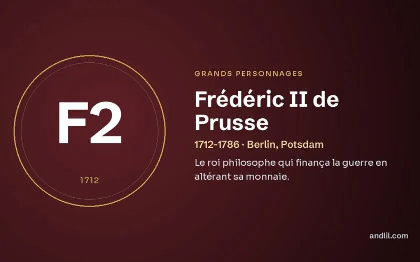 Frédéric II de Prusse : Le roi philosophe qui finança la guerre en altérant sa monnaie