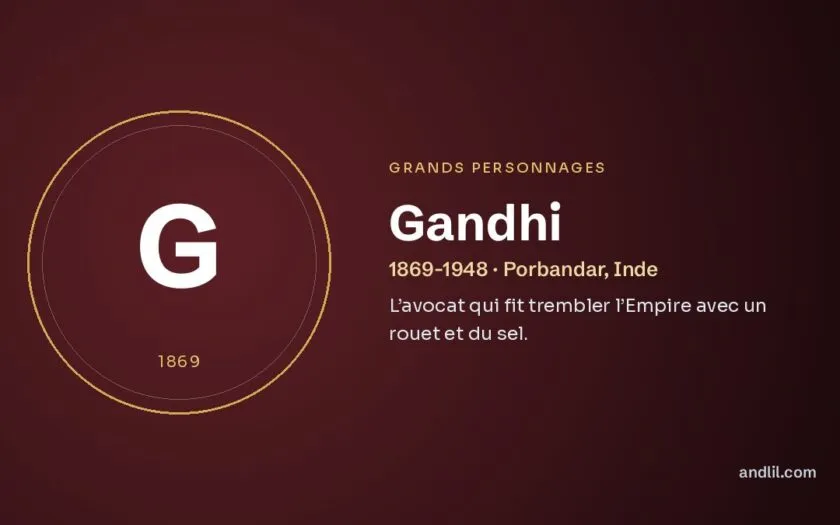 Gandhi : L’avocat qui fit trembler l’Empire avec un rouet et du sel