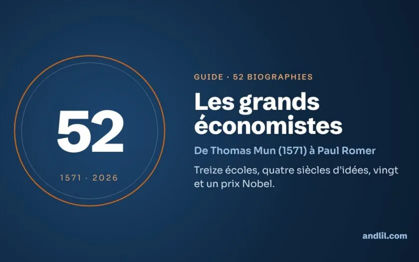 Les grands économistes : le guide en 52 biographies
