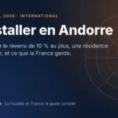 S’installer en Andorre, fiche du guide fiscal 2026 d’andlil sur fond bleu nuit