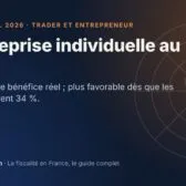 L’entreprise individuelle au réel, fiche du guide fiscal 2026 d’andlil sur fond bleu nuit